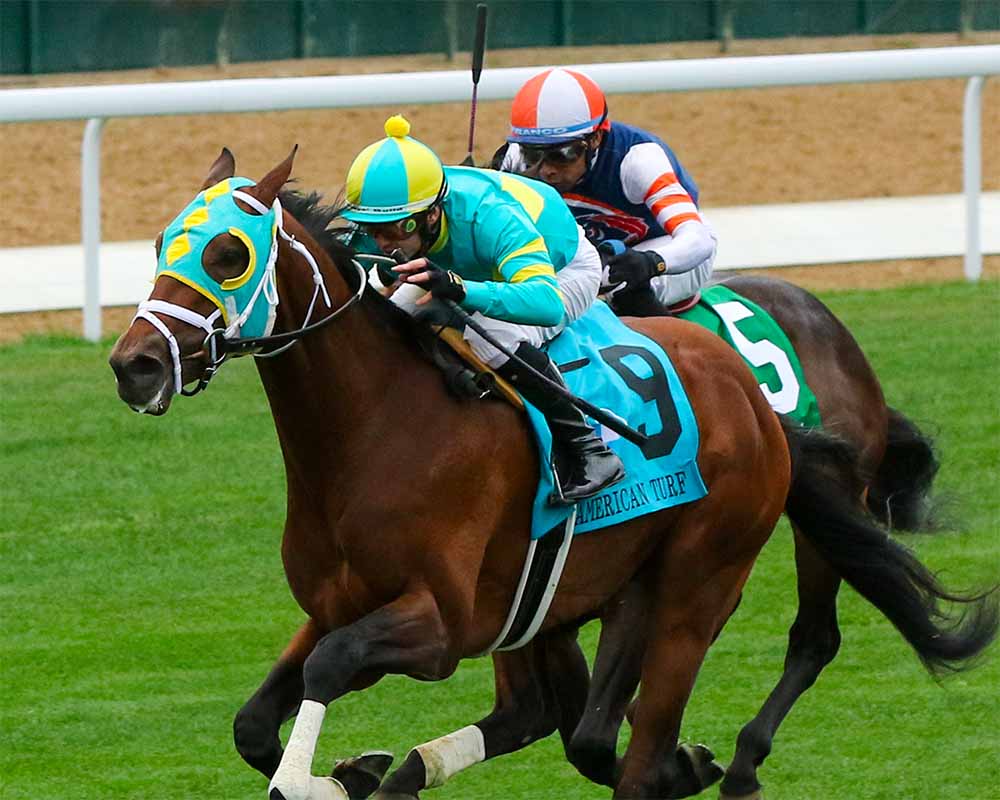 Stolen Base Wins American Turf Stakes » Doug Cauthen Thoroughbred