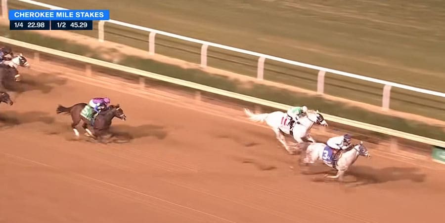 Moonlight Winning Cherokee Mile.